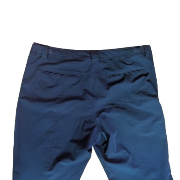 PLUS SIZE Dark Blue Bermuda Length Shorts Size 25 - Picture 4 of 5